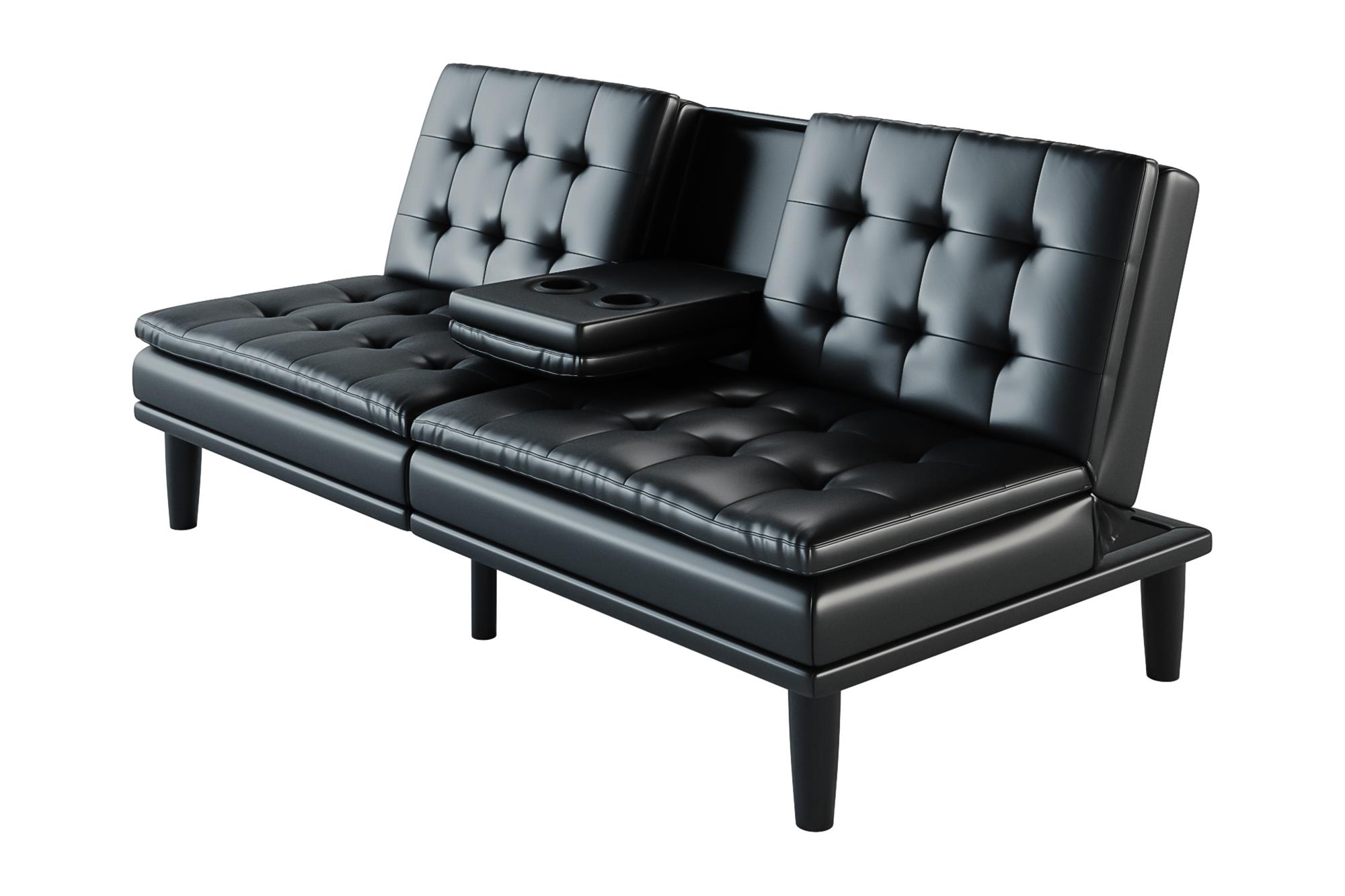 Sofa Cama BT-1530 Negro - La casa del decorador