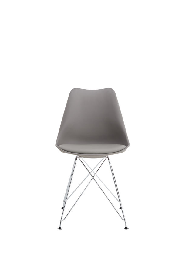 Silla Tulip Iron SC33 Gris Claro - Imagen 2